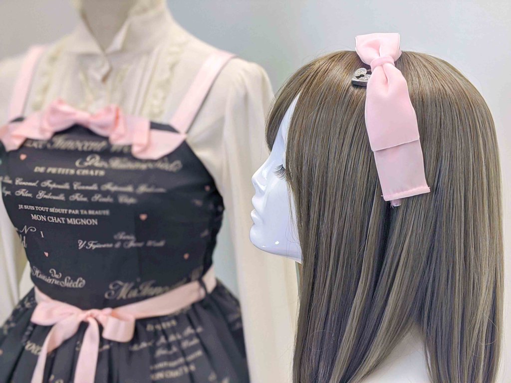 ピンクのリボン